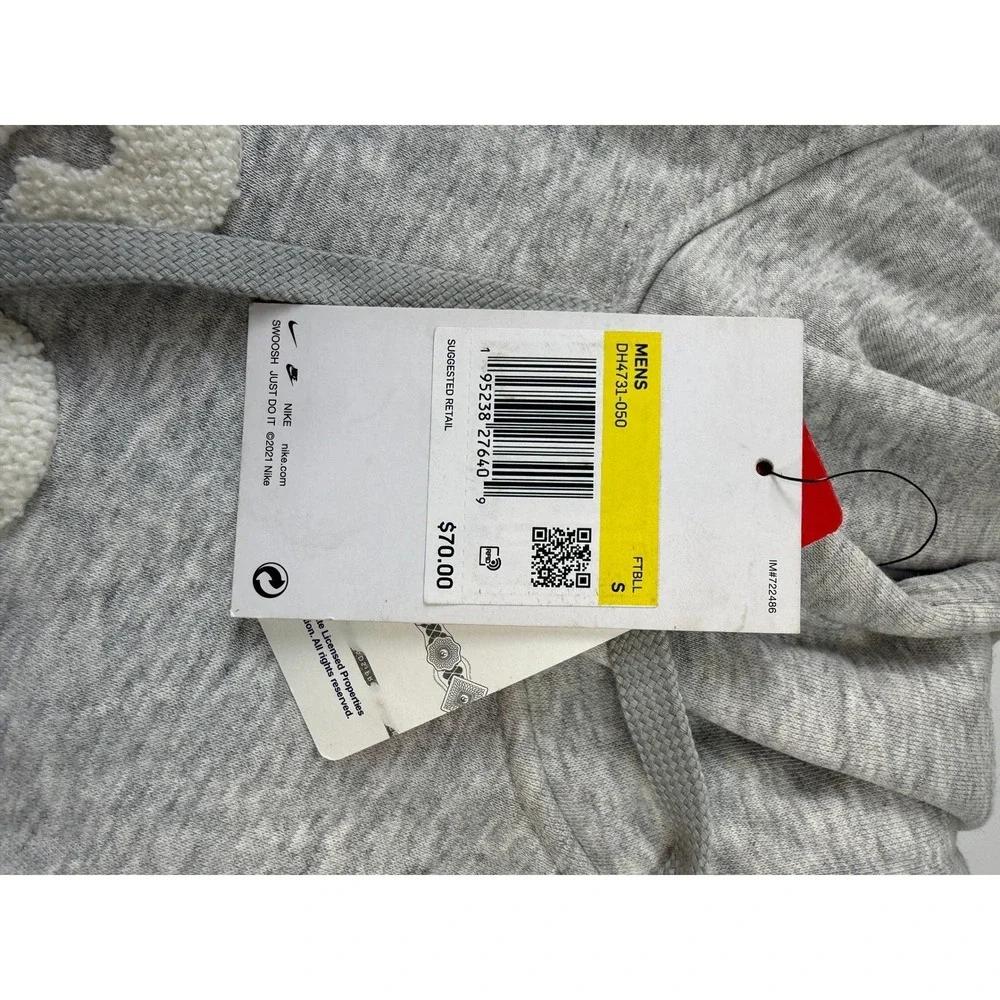 Nike USC Trojans Mens Small Gray Chenille Logo Pullover Hoodie Small NEW